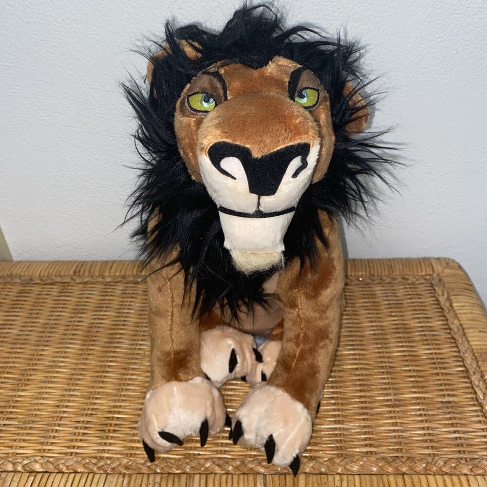 The Lion King Scar 18" Plush Large Disney Store Exclusive Original 2011 Release